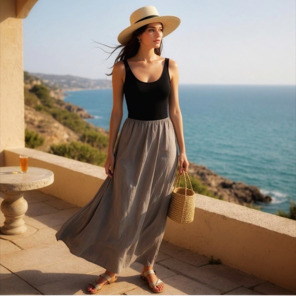 Lou & Grey Cami Colorblock Maxi Dress